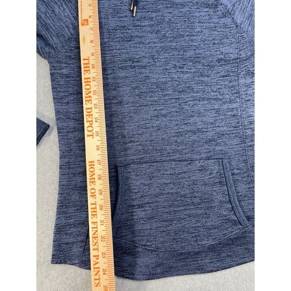 Athleta Techie Sweat Cowl Neck Hoodie XXS Long Sleeve, Front Pocket, Thumb Hole - Picture 5 of 13